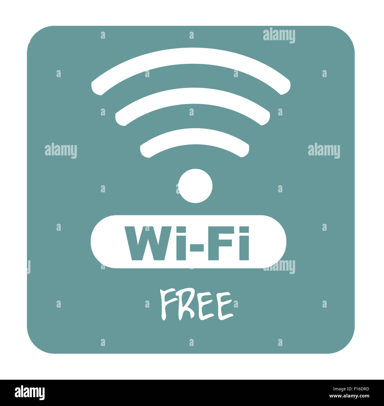 Simbolo di WiFi Foto Stock