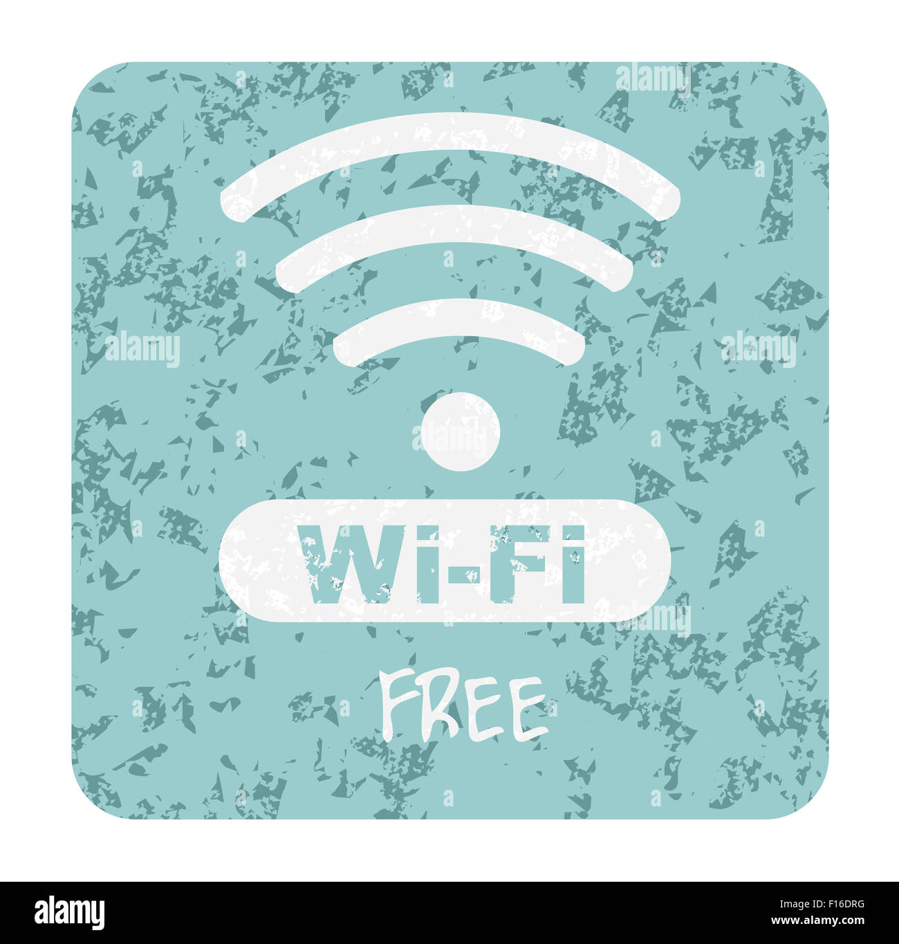 Simbolo di WiFi Foto Stock