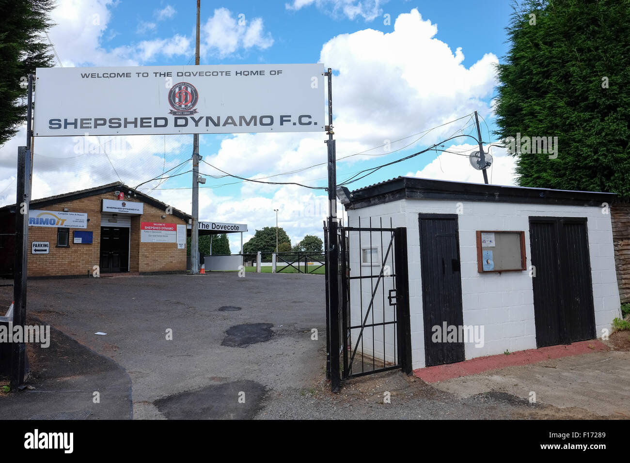 Shepshed dinamo terreno di calcio Foto Stock