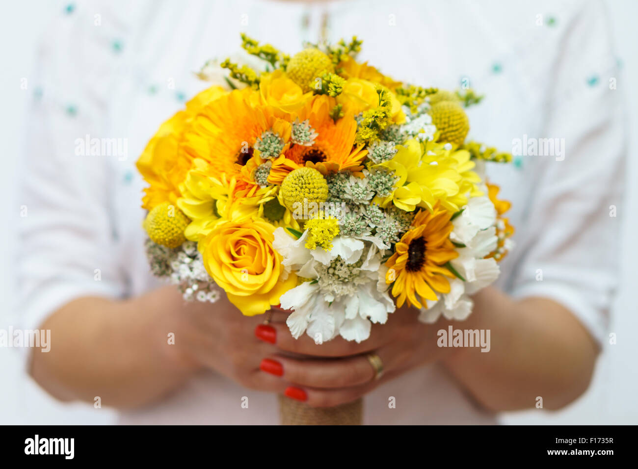 Bouquet da sposa Foto Stock