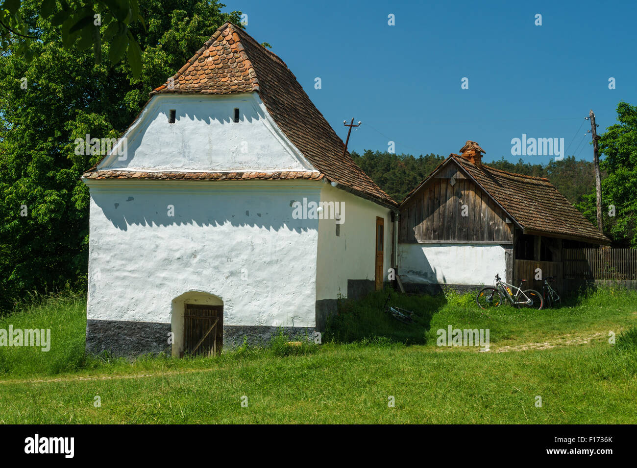 Vecchia casa in Transilvania Foto Stock