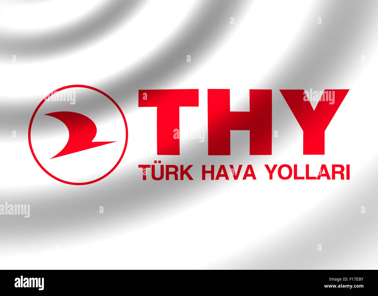 Il tuo Turk Hava Yollari Turkish Airlines icona logo bandiera simbolo segno emblema Foto Stock