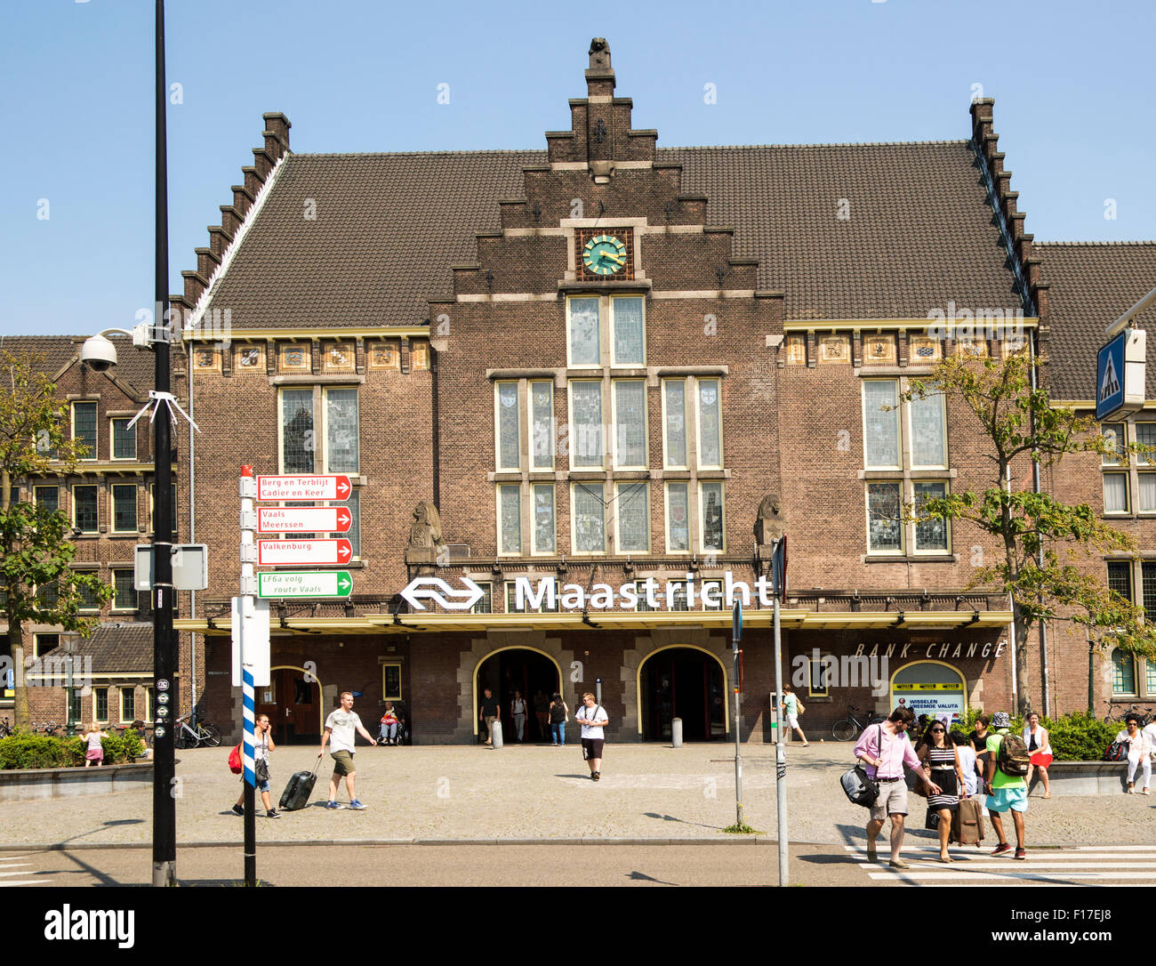 Stazione ferroviaria di Maastricht, provincia di Limburgo, Paesi Bassi, Foto Stock