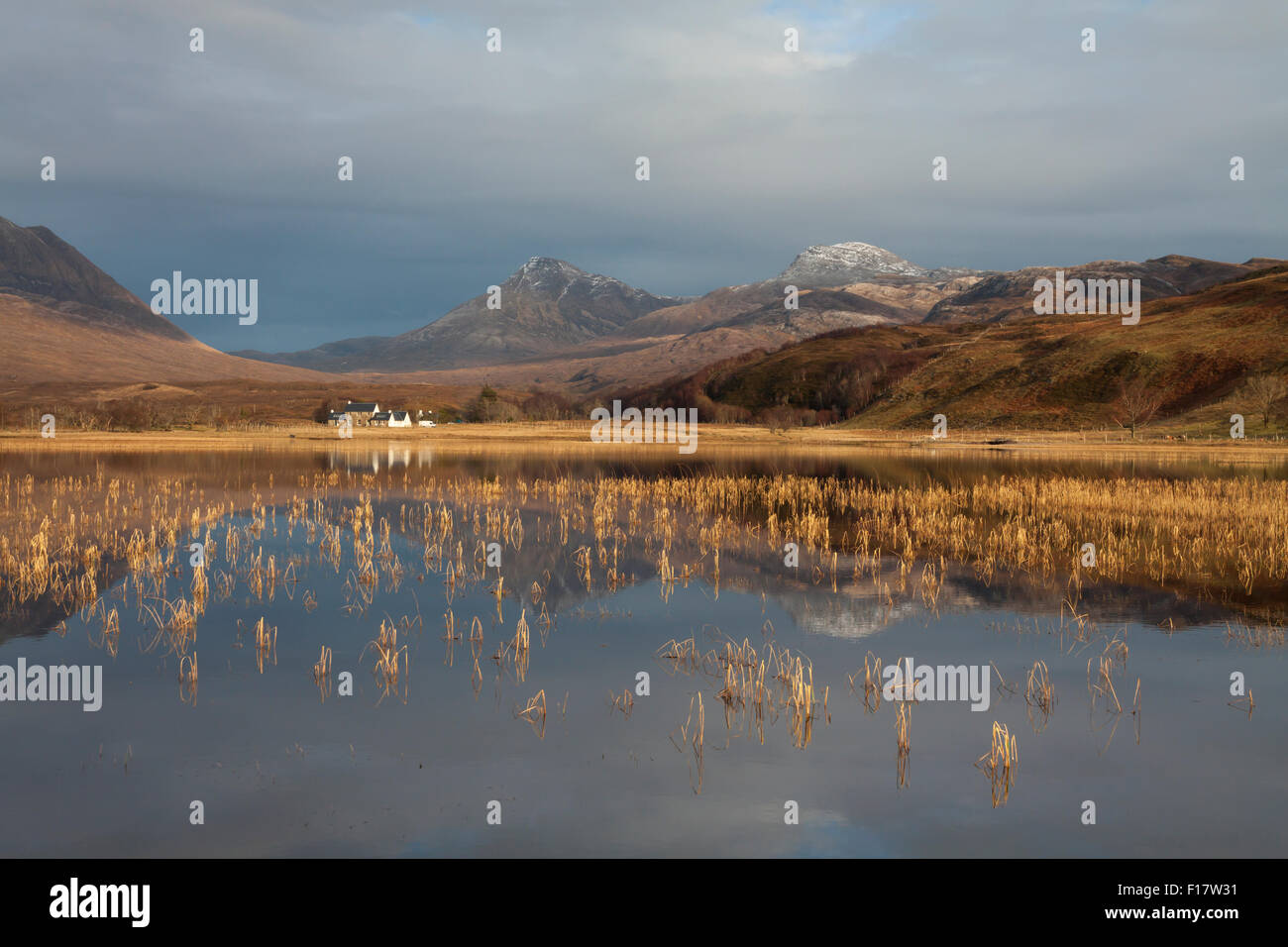 Coulin colline a nord ovest di Highlands, Scotland, Regno Unito Foto Stock