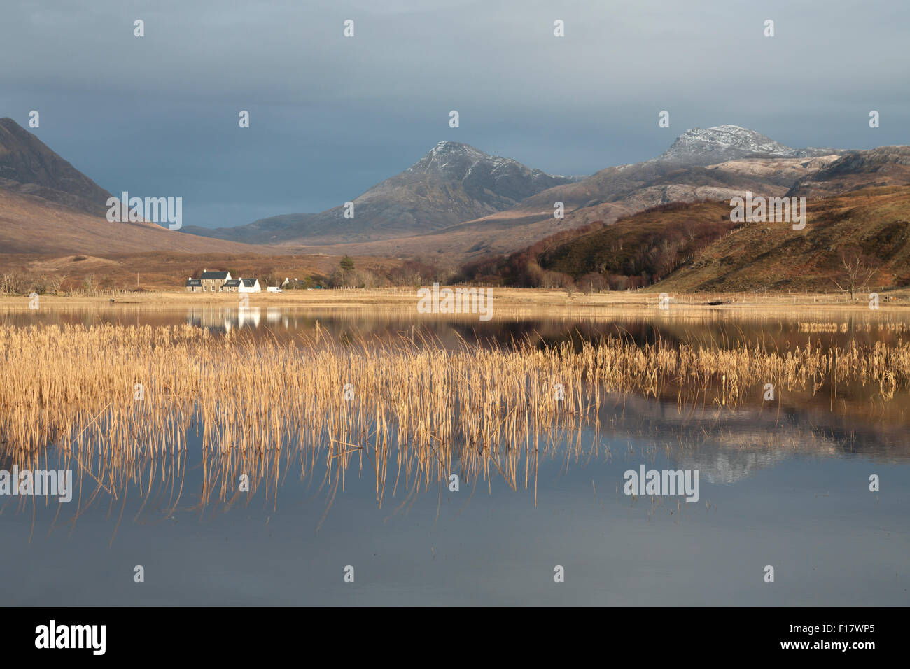Coulin colline a nord ovest di Highlands, Scotland, Regno Unito Foto Stock