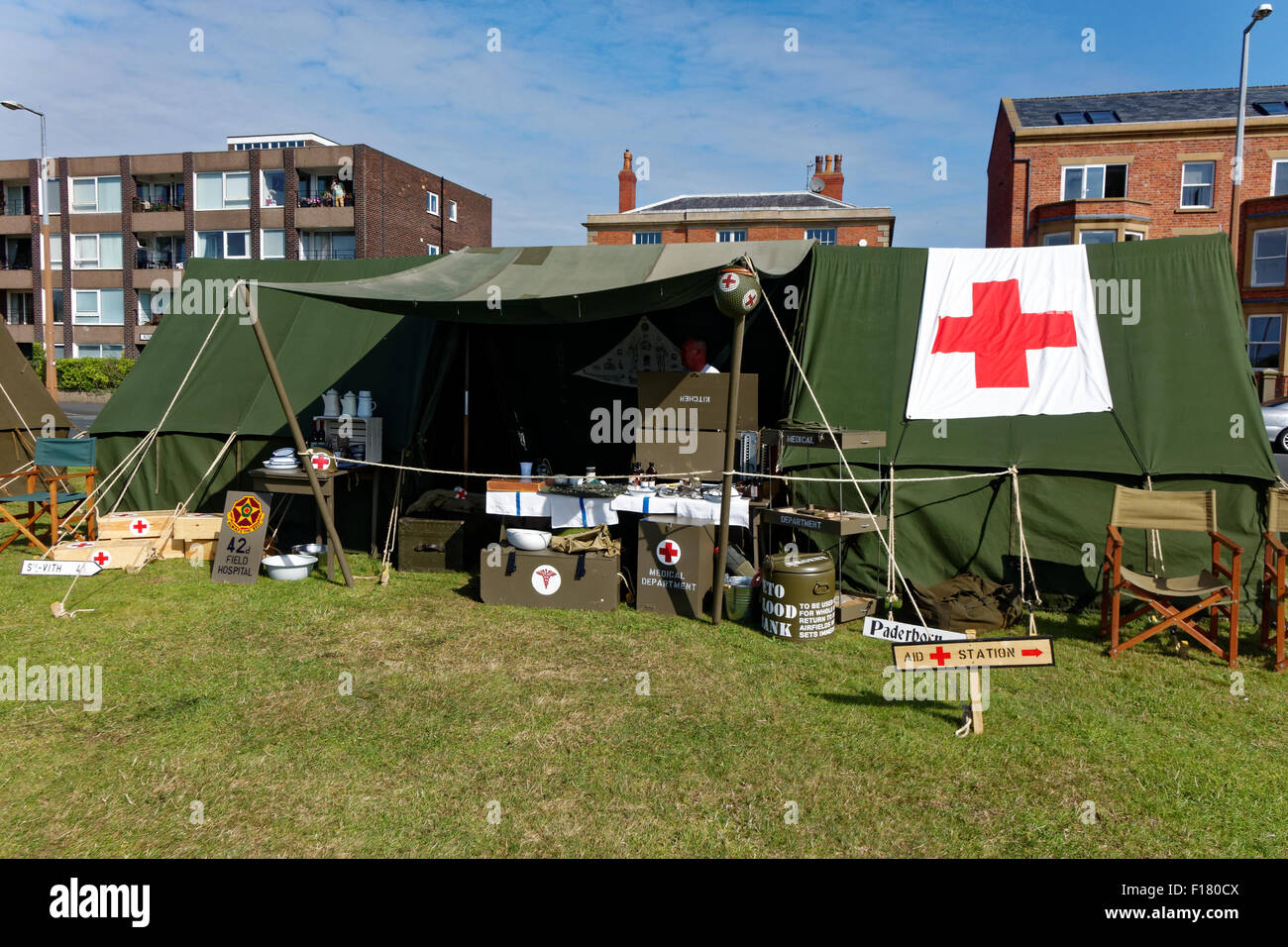 WW2 Attrezzature Mediche Foto Stock