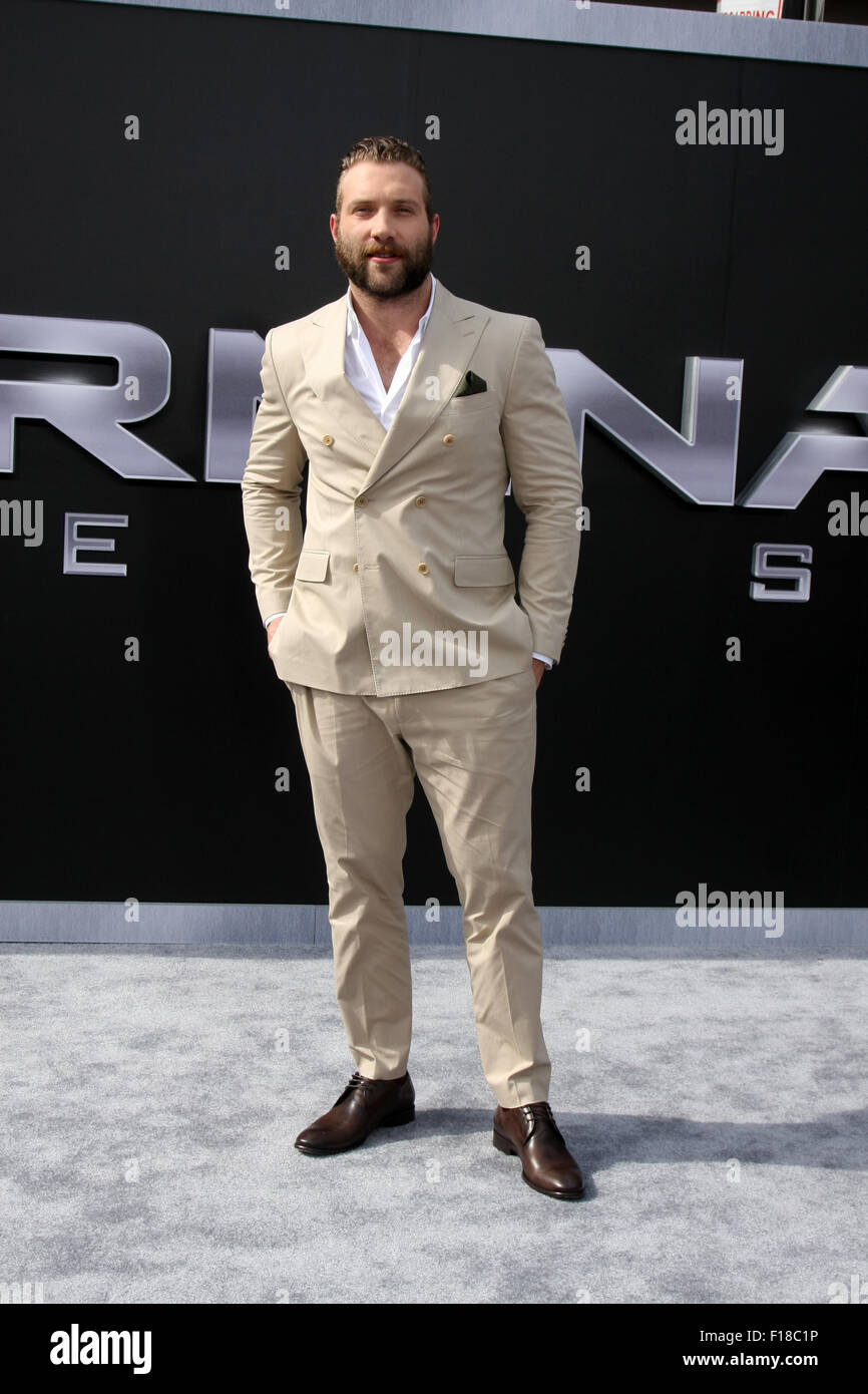 Terminator Genisys Los Angeles Premiere con: Jai Courtney dove: Los Angeles, California, Stati Uniti quando: 29 Giu 2015 Foto Stock