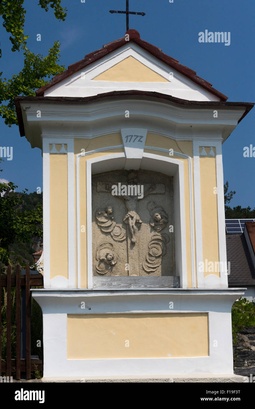 Un Marterl in Durnstein, Austria inferiore Foto Stock