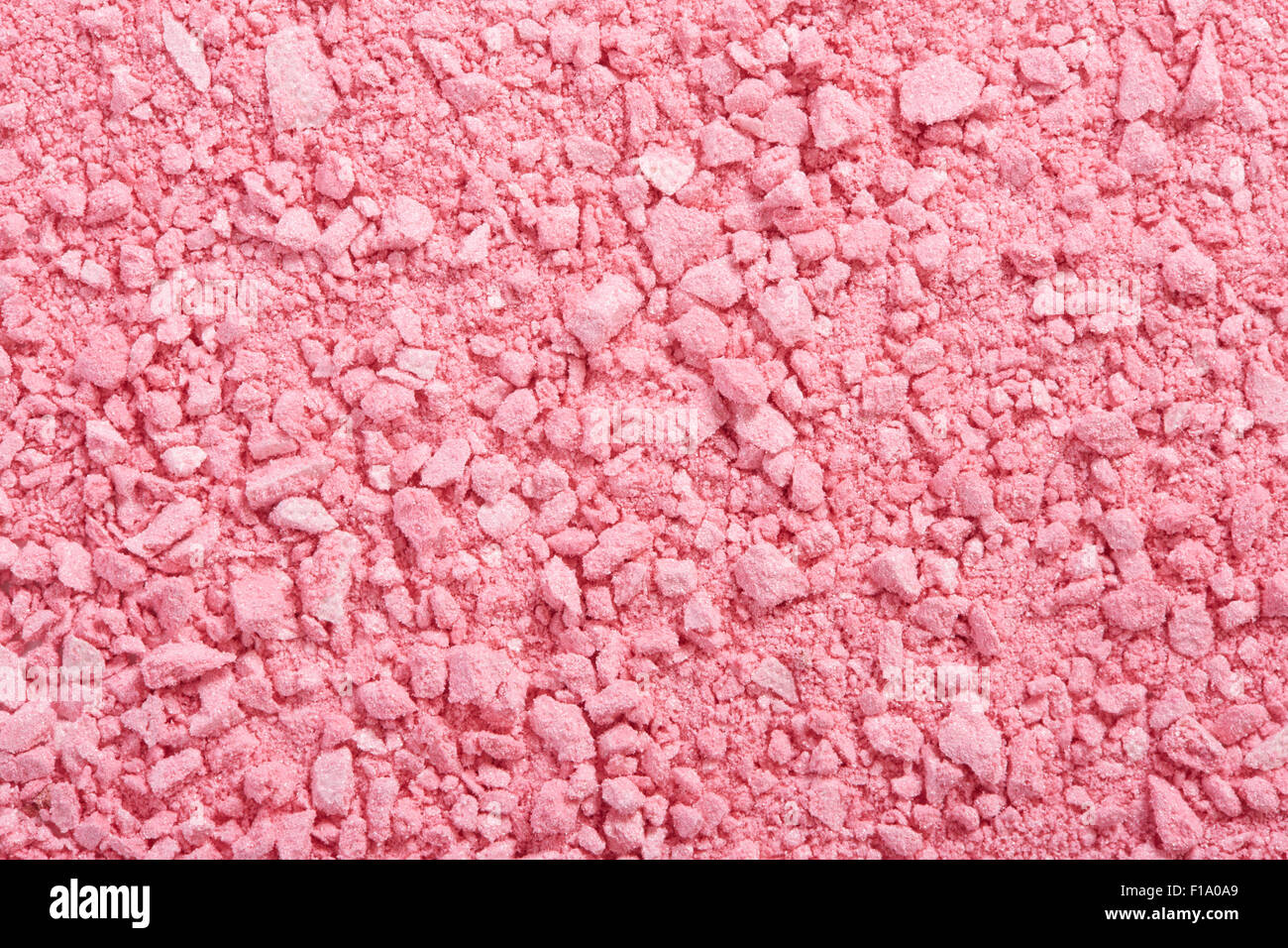Pink eye shadow polvere sfondo texture Foto Stock