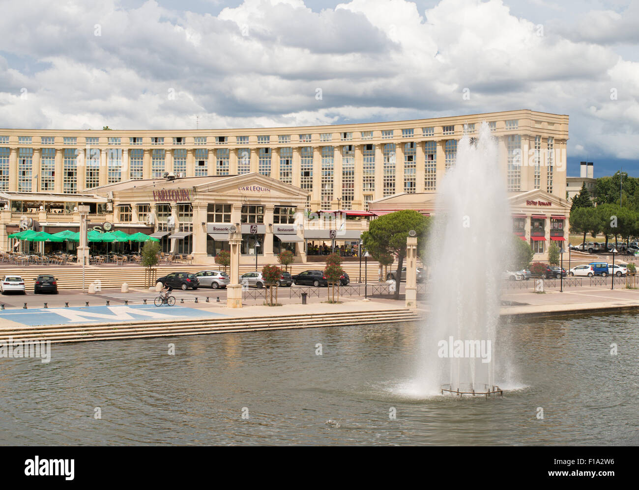 Esplanade de l'Europe, Antigone, Montpellier, Languedoc-Roussillon, Francia, Europa Foto Stock
