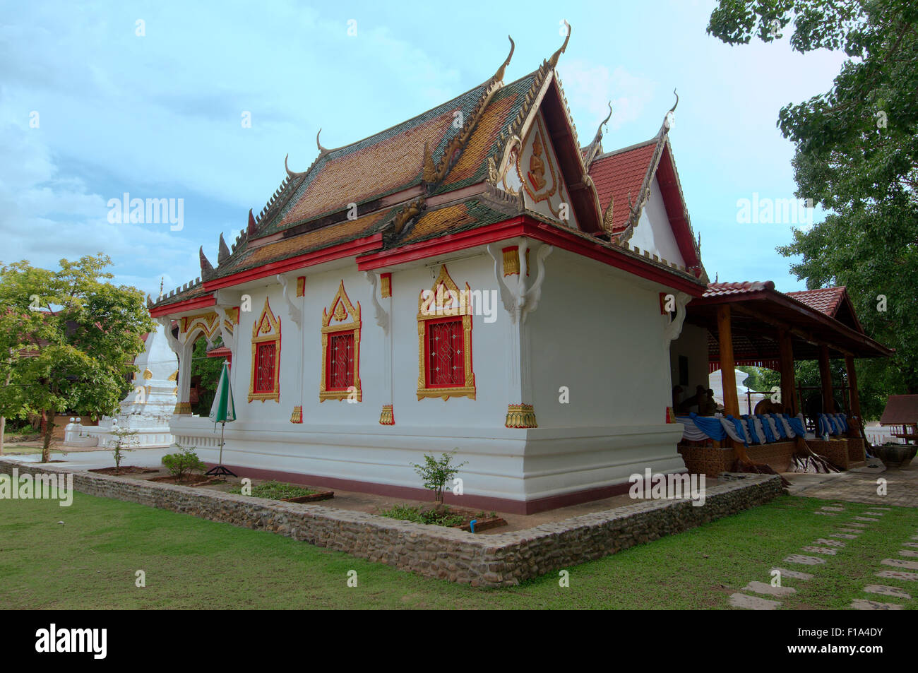 Provincia Loei, Thailandia. 15 ottobre, 2014. Buddhistic antico tempio Wat Phon Chai, Amphoe Dan Sai, Loei provincia, Thailandia © Andrey Nekrasov/ZUMA filo/ZUMAPRESS.com/Alamy Live News Foto Stock