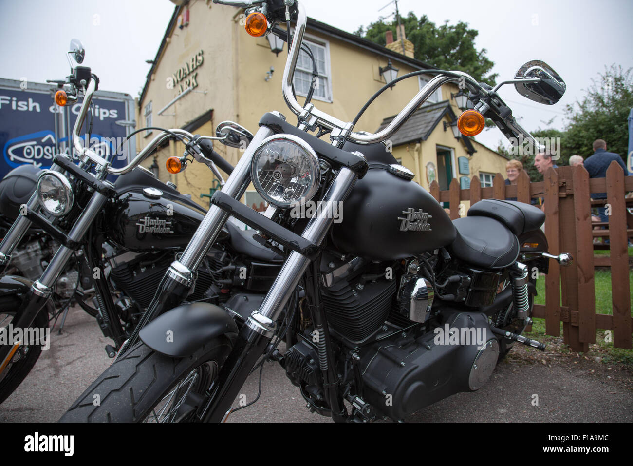 Bike fest l'Arca di Noè Inn Shillington Foto Stock