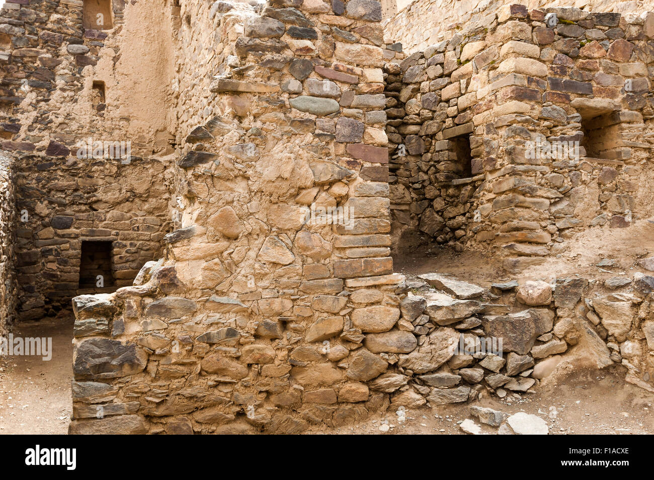 Terrazze di Pisac nella Valle di Urubamba vicino a Cusco (Perù) Foto Stock Terrazze di Pisac nella Valle di Urubamba vicino a Cusco (Perù) Foto Stock