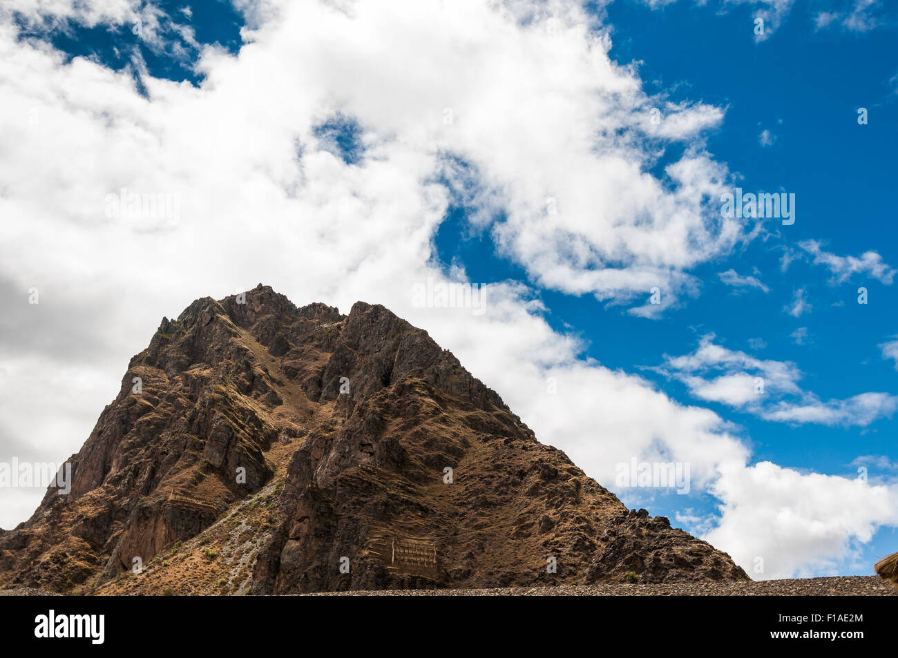 Terrazze di Pisac nella Valle di Urubamba vicino a Cusco (Perù) Foto Stock Terrazze di Pisac nella Valle di Urubamba vicino a Cusco (Perù) Foto Stock