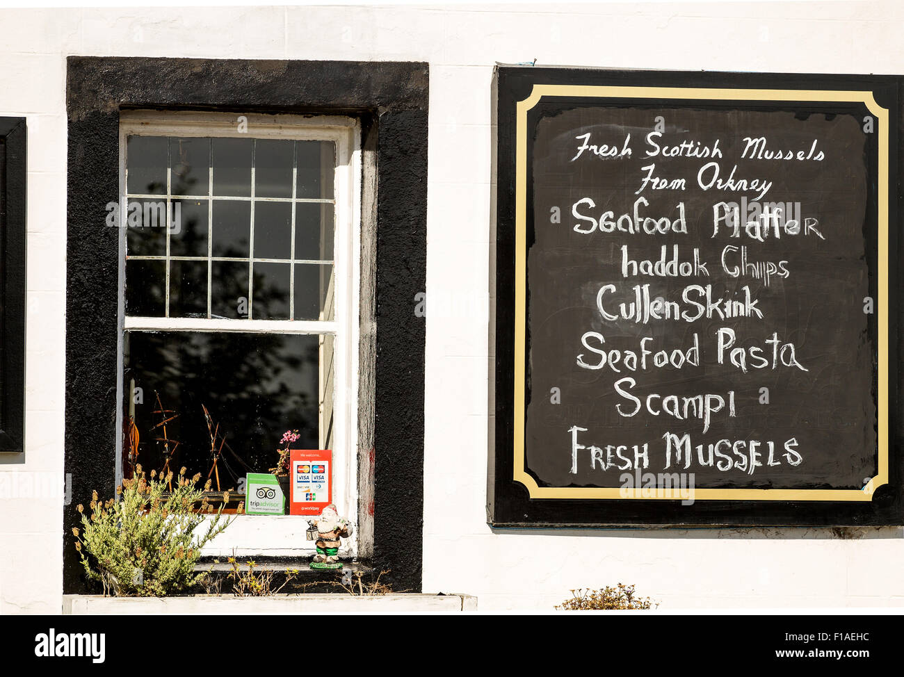 La Bell Rock Taverna Est.1876 è un tradizionale pub Scozzese dagli antichi porti di Tayport nella contea di Fife, Regno Unito Foto Stock