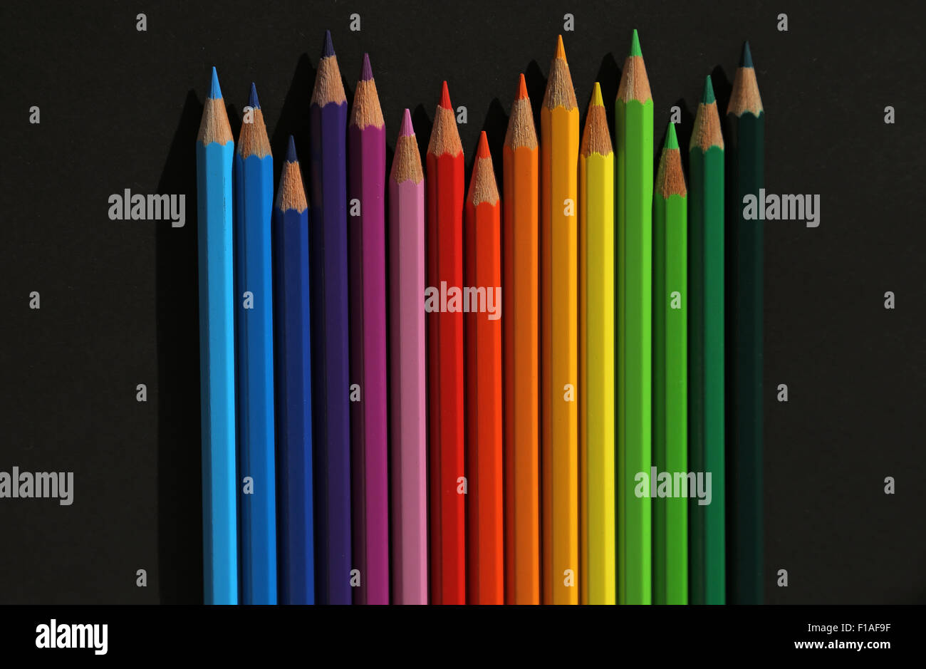 Berlino, Germania, matite colorate Foto Stock