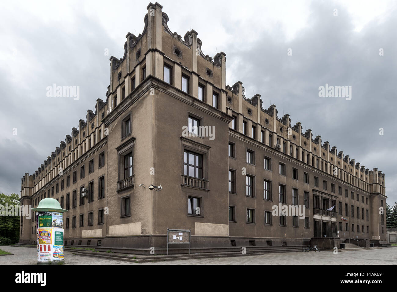 Mittal (Stalin) acciaierie, Nowa Huta, (New Steel Works), stalinista Cracovia, Polonia Foto Stock