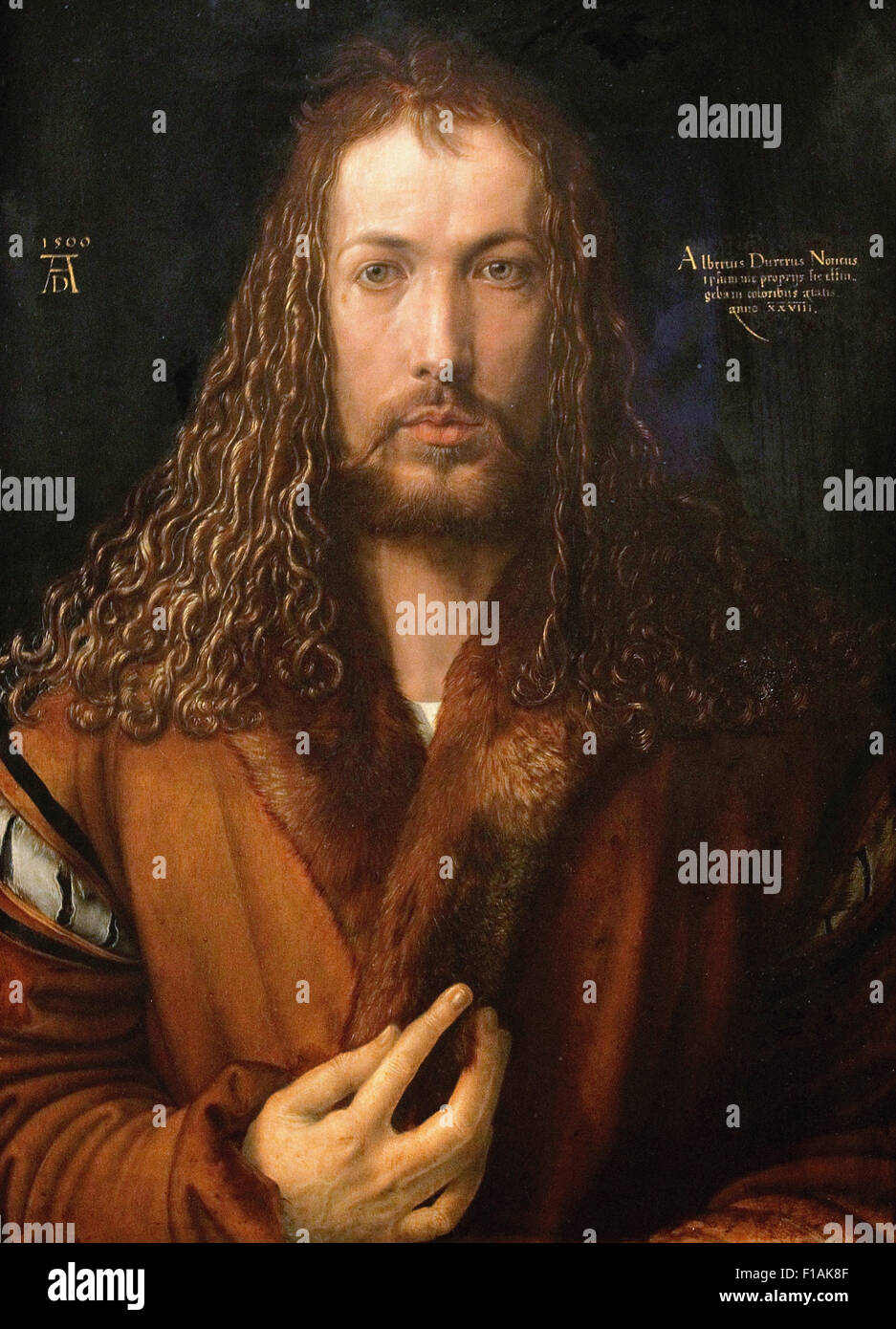 Albrecht Dürer - Self-portrait Foto Stock