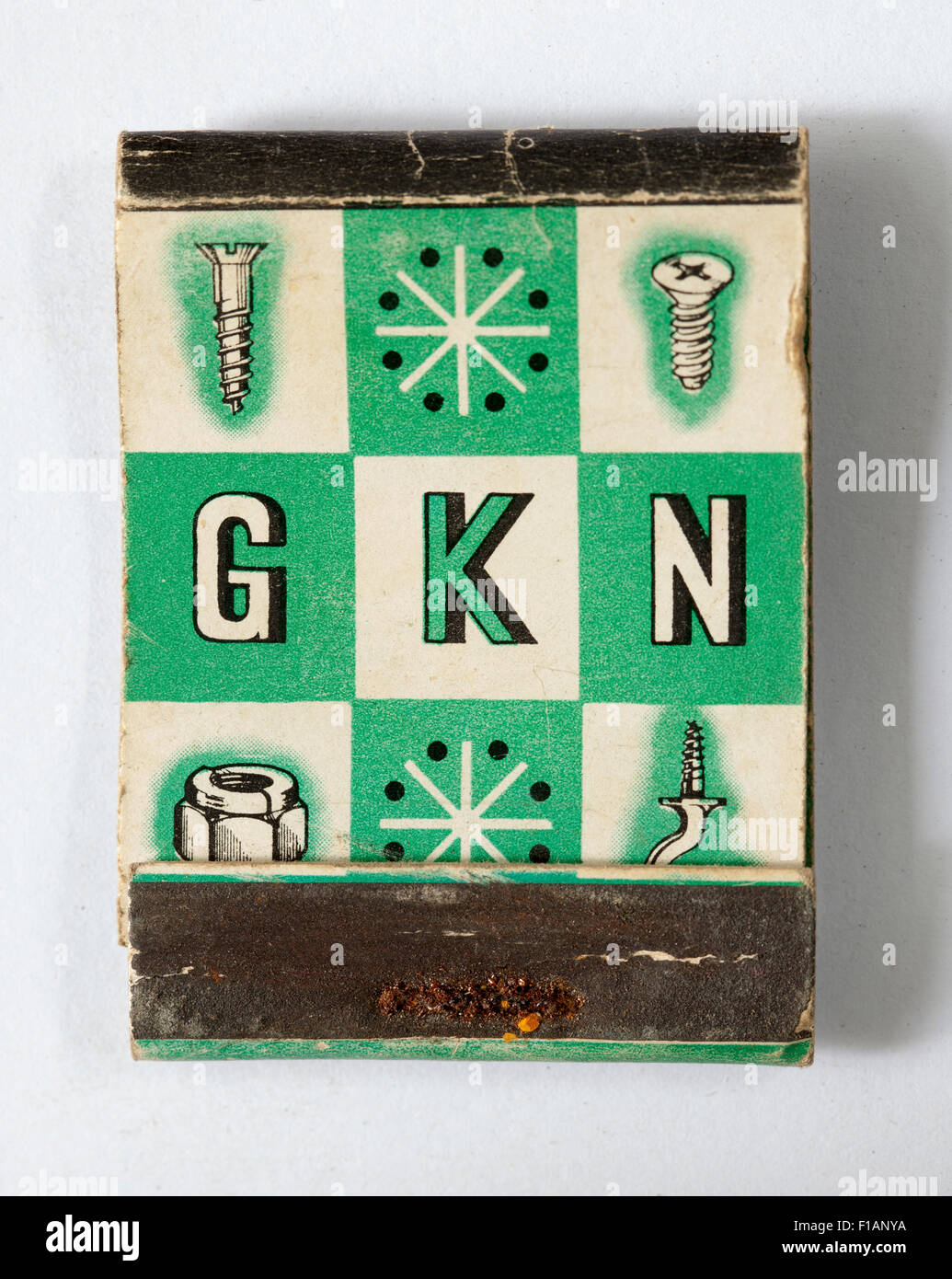 Vintage Guest Keen Nettlefold Matchbook Foto Stock