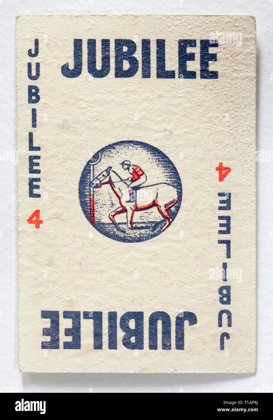 Giubileo carta da gioco da Baccardo Horse Racing Game Pack Foto Stock