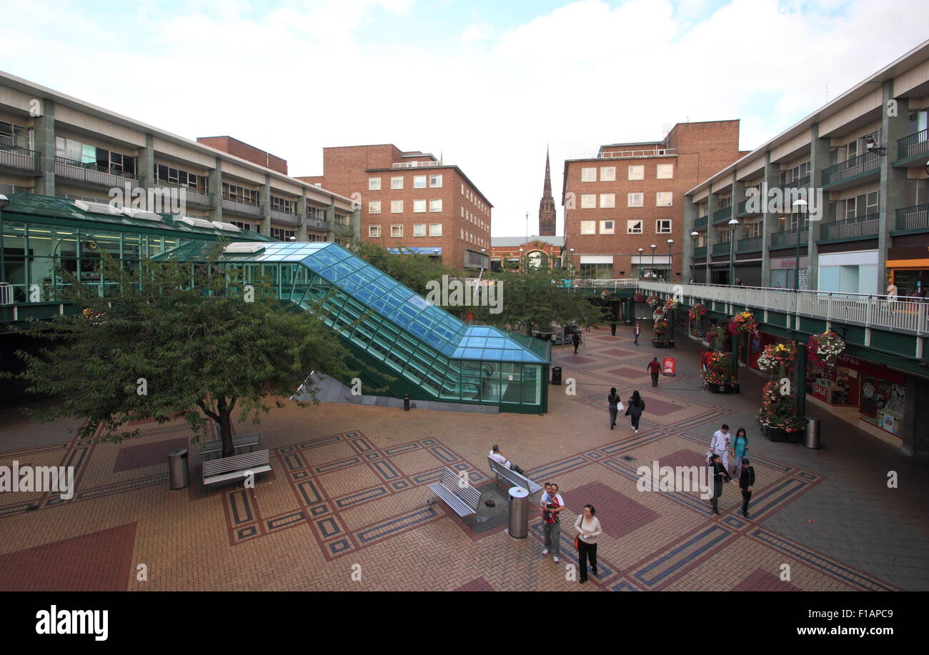 Il distretto di Coventry City Centre, West Midlands, England, Regno Unito Foto Stock