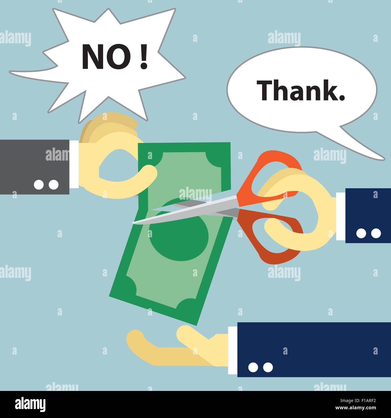 La concorrenza di quota di mercato. pagare le tasse, pagare la tassa,governo potenza.segmentazione del mercato Illustrazione Vettoriale