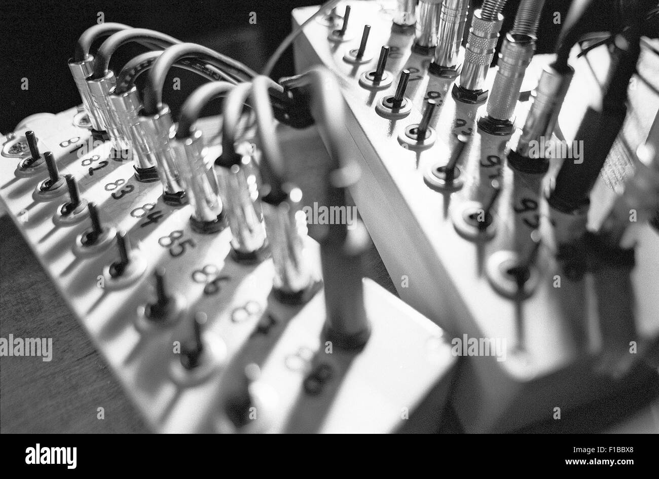 Jack in studio di registrazione Foto Stock
