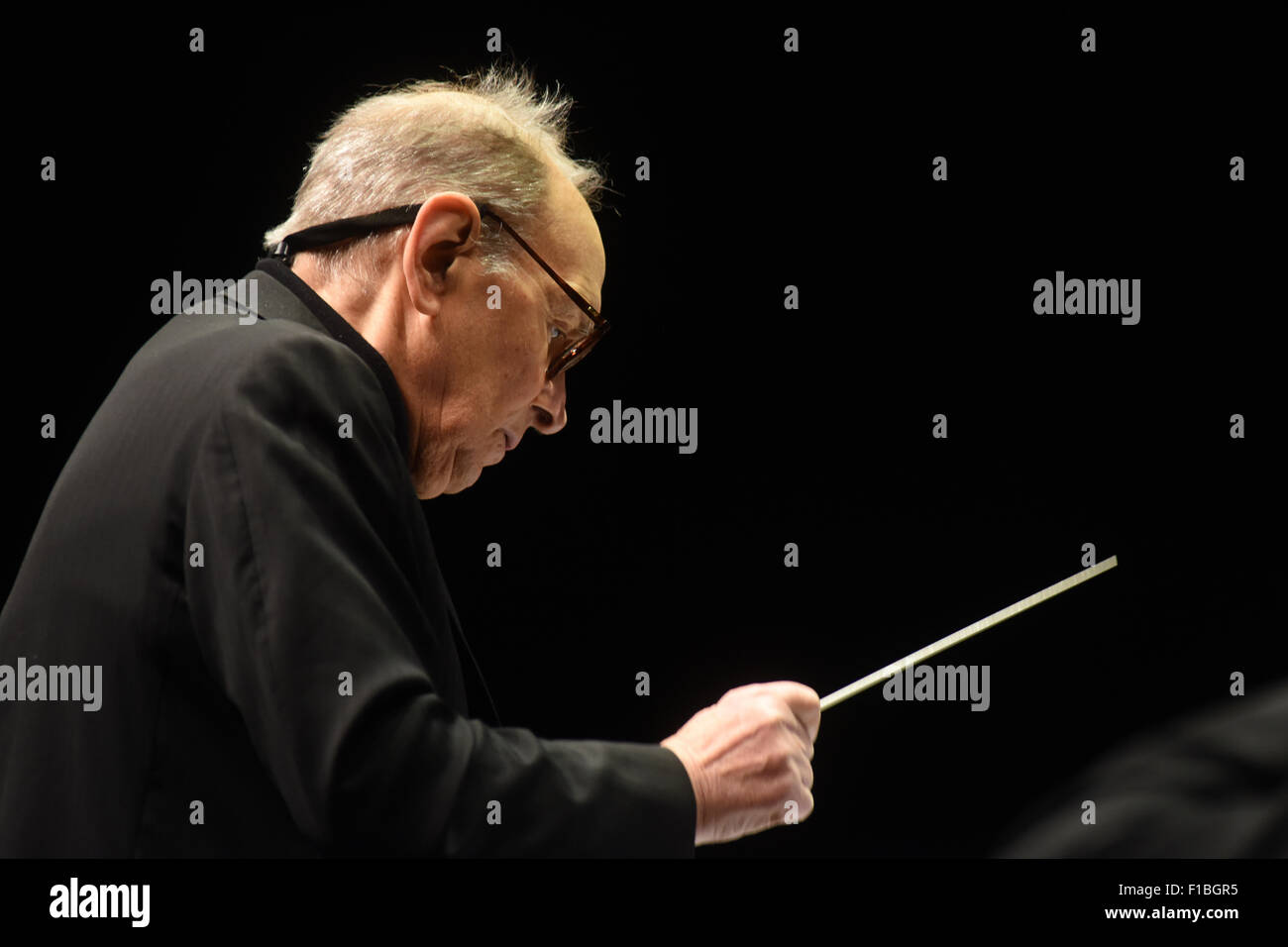 Berlino, Germania, Ennio Morricone, compositore e conduttore, live in concert Foto Stock