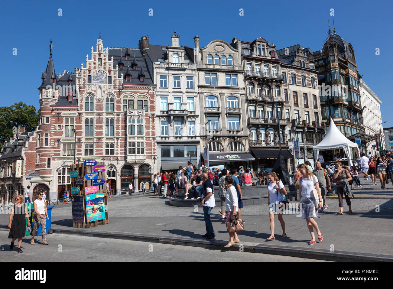 Città di Bruxelles, Belgio Foto Stock