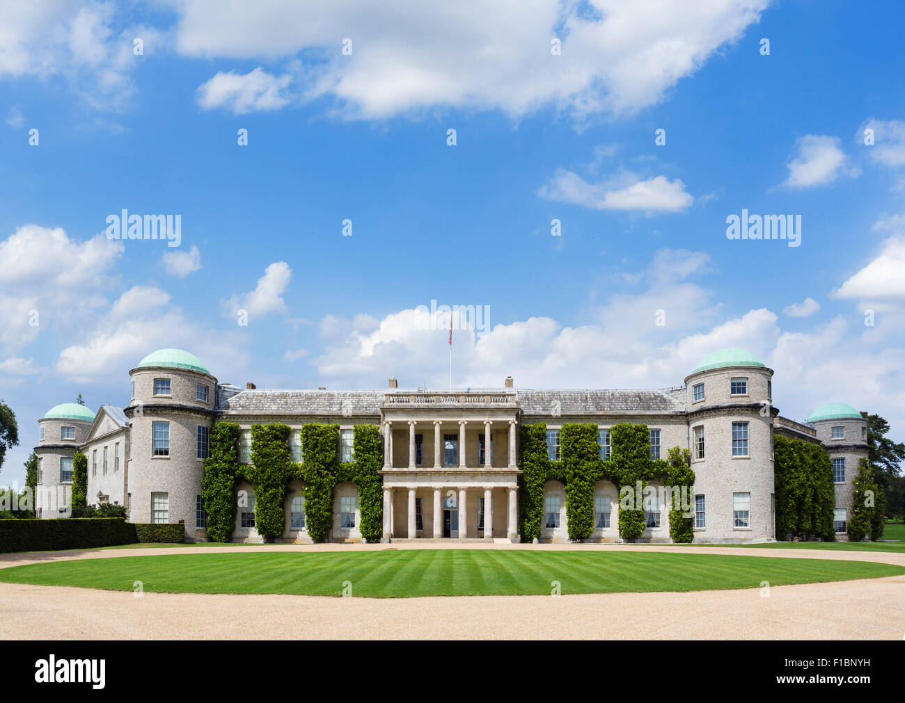 Goodwood House, West Sussex, in Inghilterra, Regno Unito Foto Stock