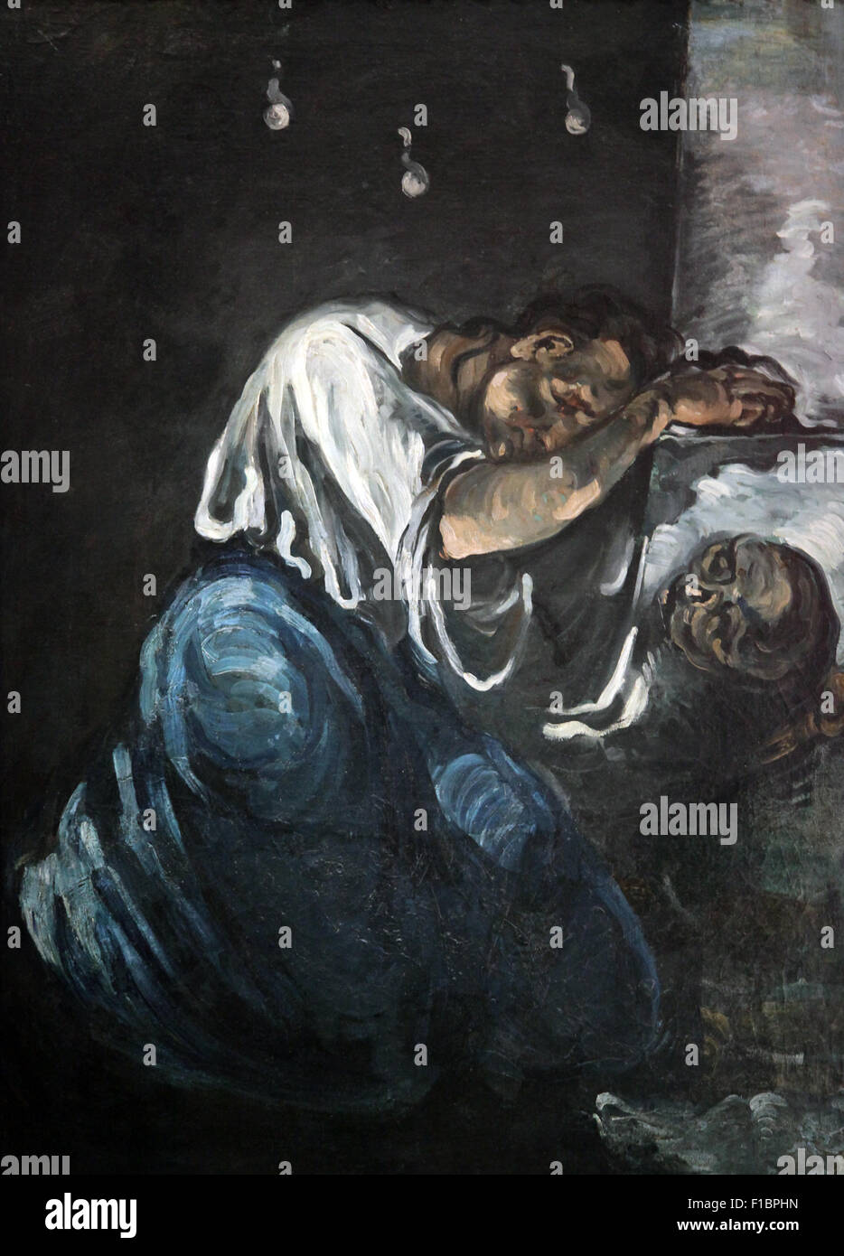 La Madeleine o il dolore la madeleine ou la douleur 1869 di Paul Cezanne 1839-1906 Foto Stock