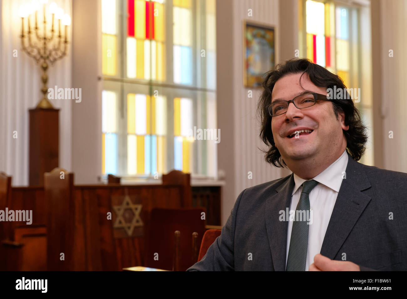 Berlino, Germania, Gideon Joffe, presidente della comunità ebraica Foto Stock