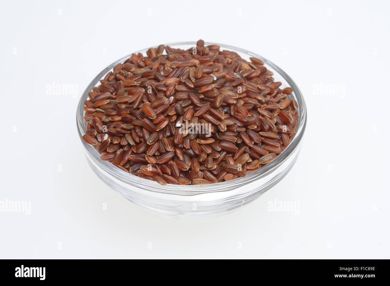 Riso rosso, un varity chiamato Camargue riso, dalla Francia Foto Stock