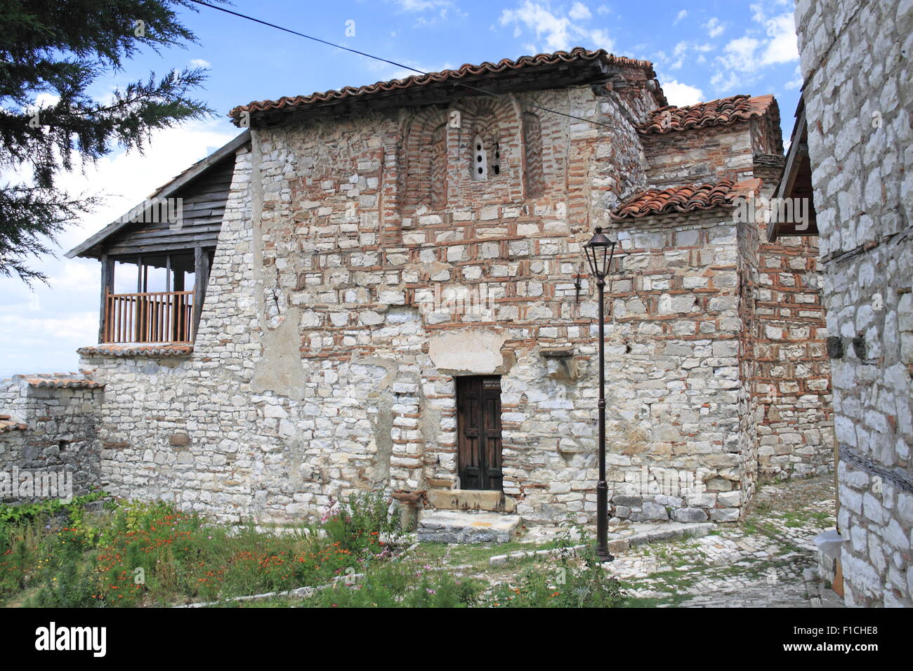 Chiesa di Santa Maria di Blacherne, Berati Castello, Berati, Albania, Balcani, Europa Foto Stock
