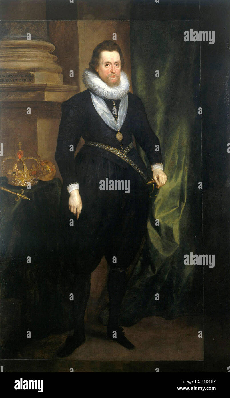Anthony Van Dyck - James I & VI (1566 1625) Foto Stock