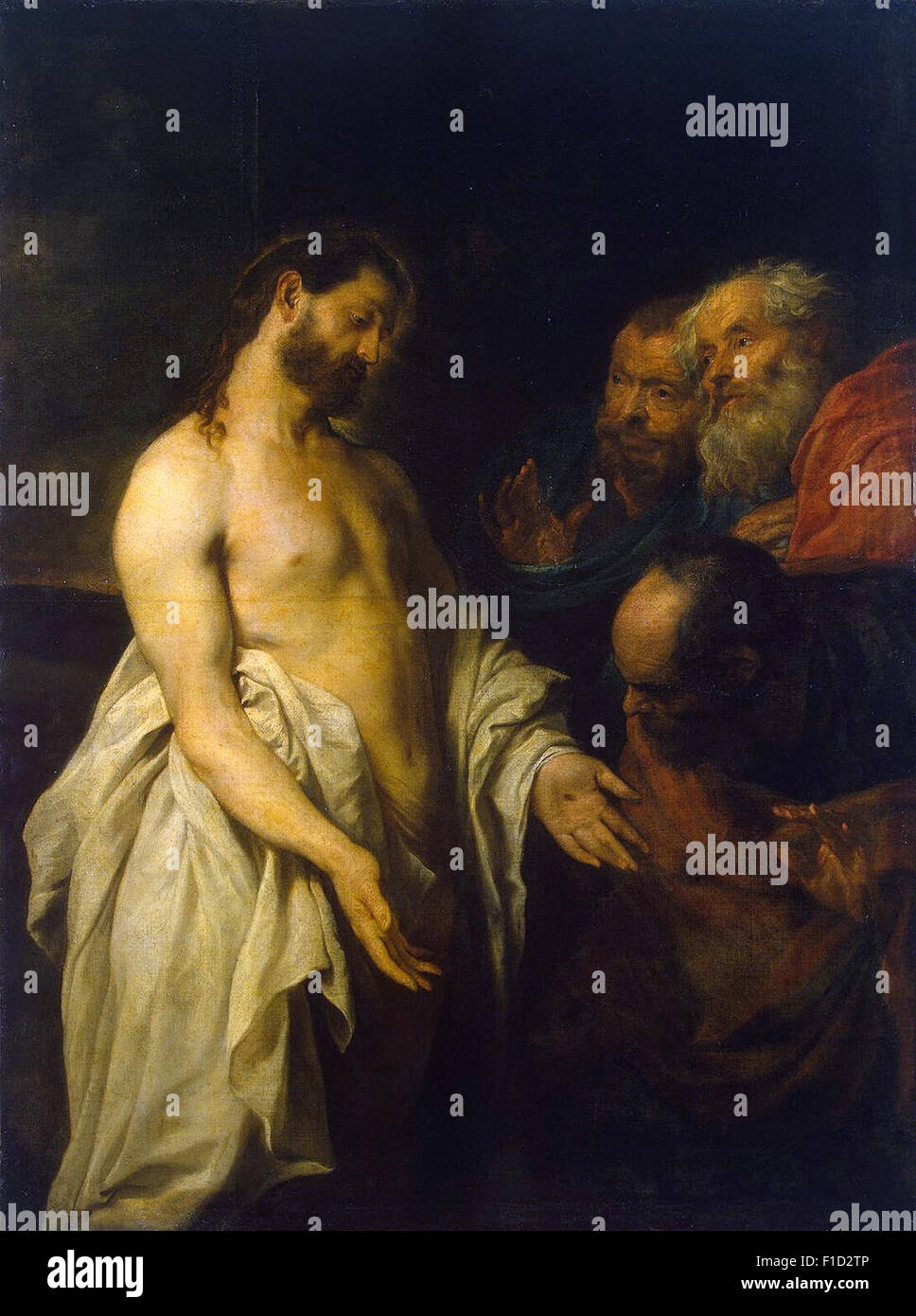 Anthony Van Dyck - Apparizione di Cristo per i suoi discepoli Foto Stock