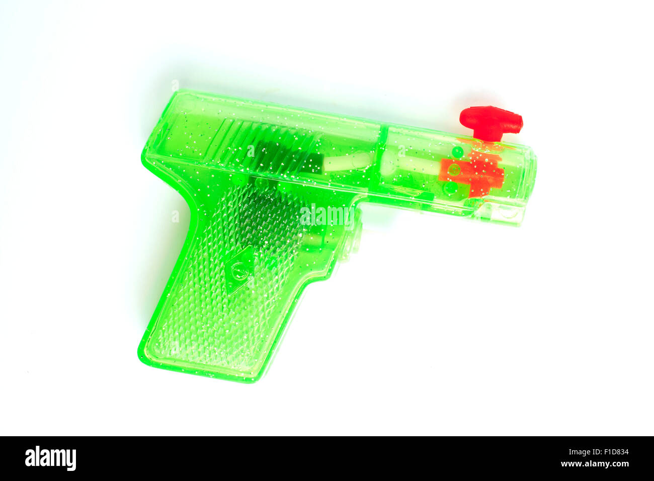 Pistola giocattolo, acqua pistola a spruzzo Foto Stock