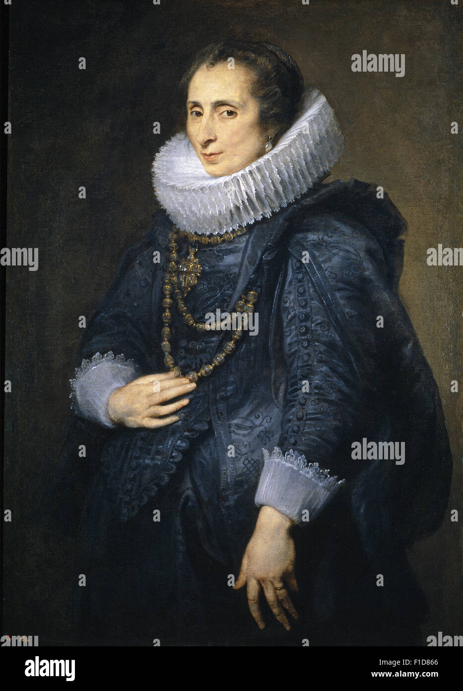 Anthony Van Dyck - signora sconosciuta Foto Stock