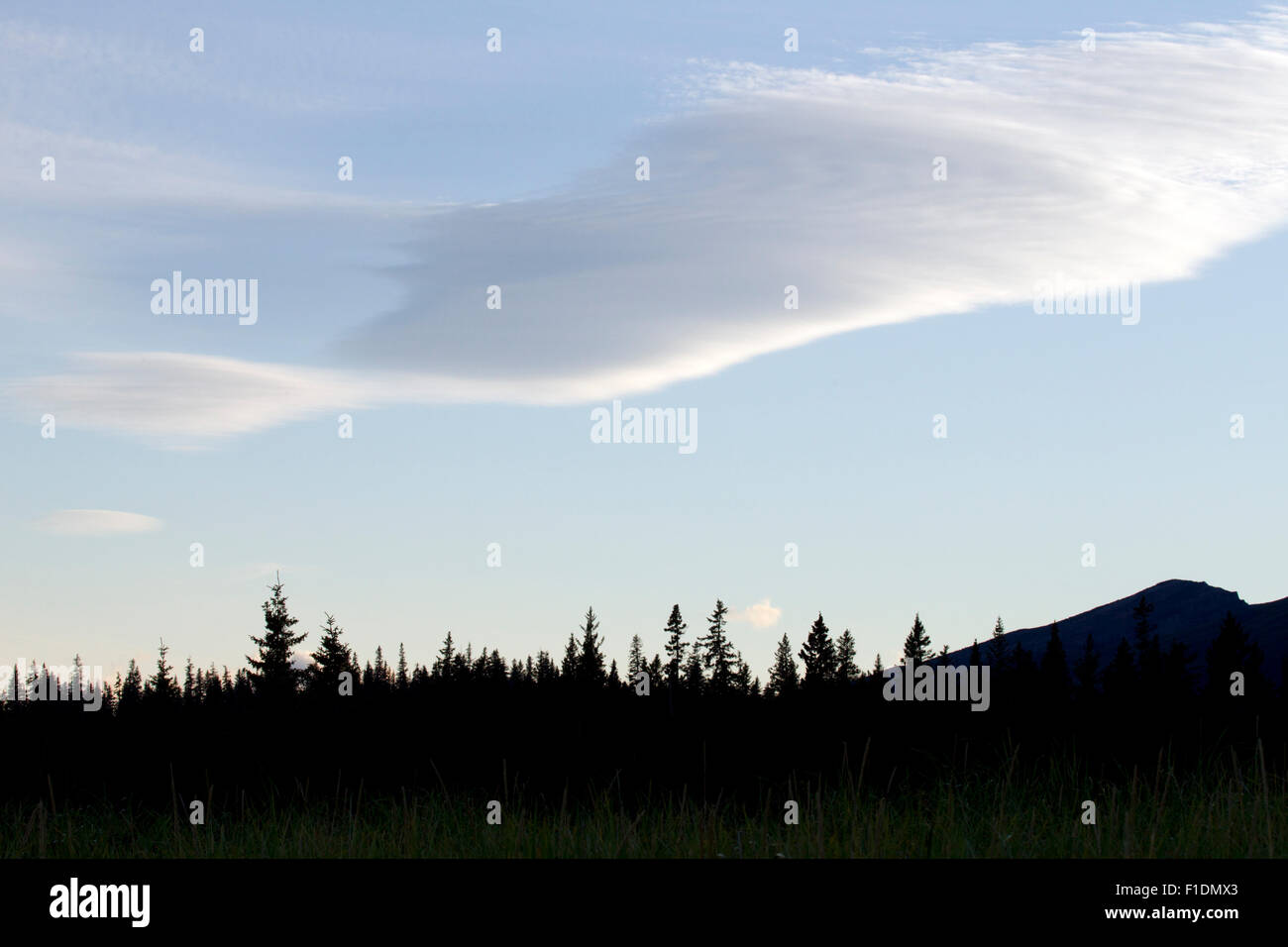 Di forma insolita Cloud Foto Stock