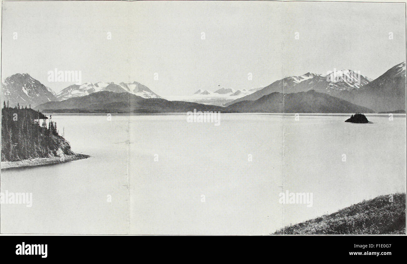 Alaska, Atlin e Yukon - Bianco Pass e Yukon Route (1910) Foto Stock