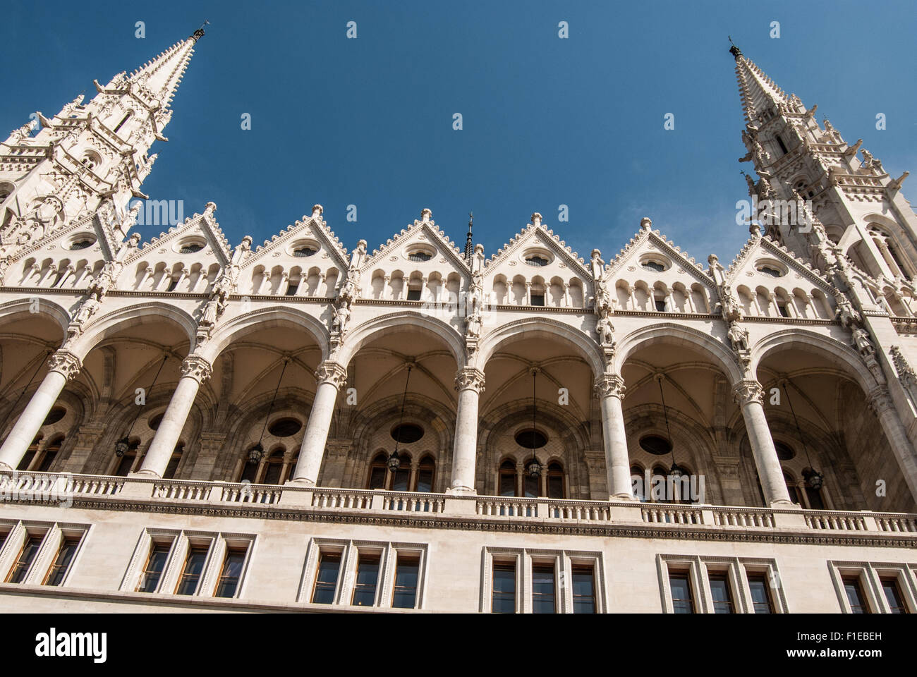 Budapest, il parlamento Foto Stock