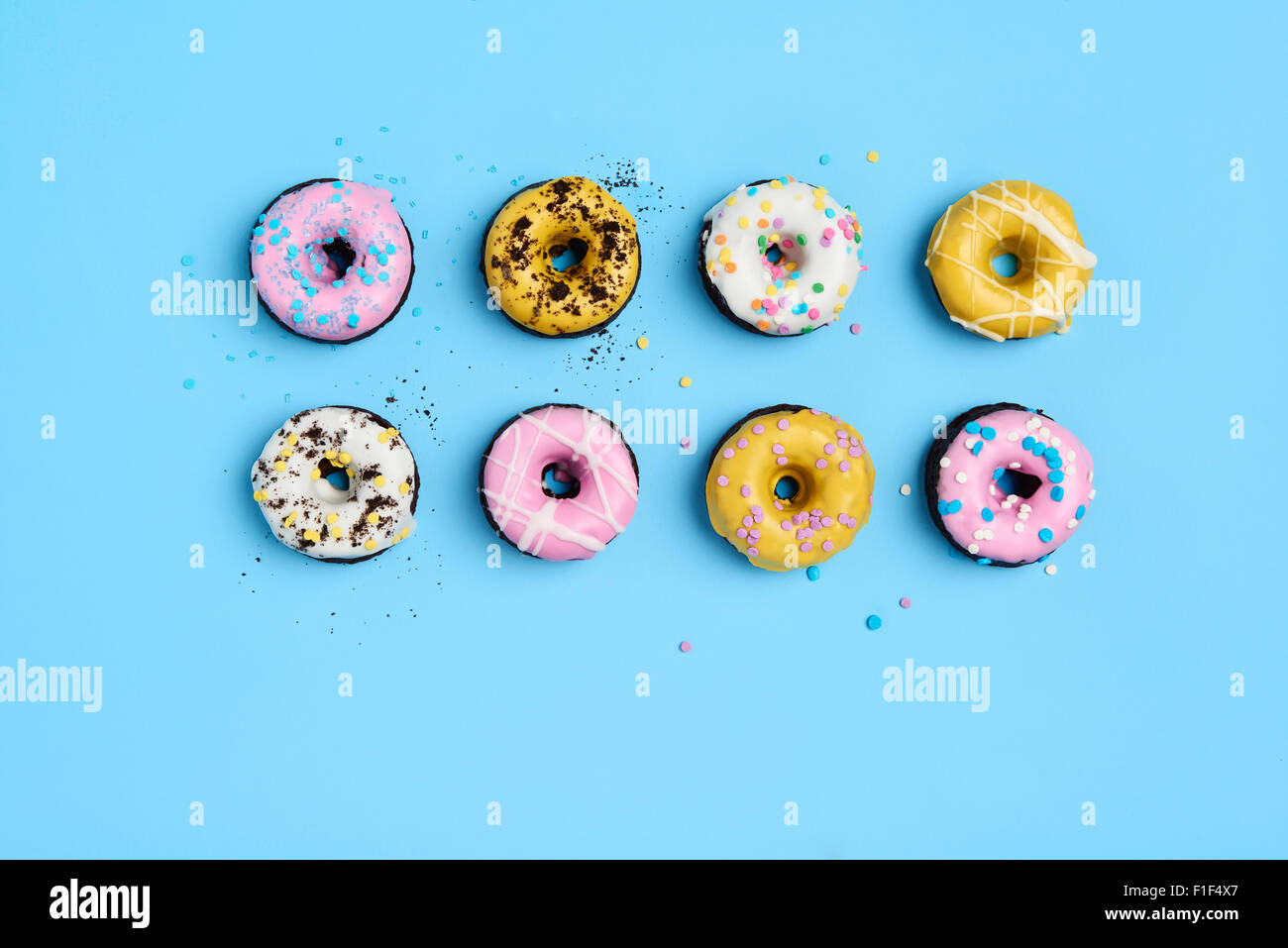 Ciambelle di biscotti di Oreo Foto Stock