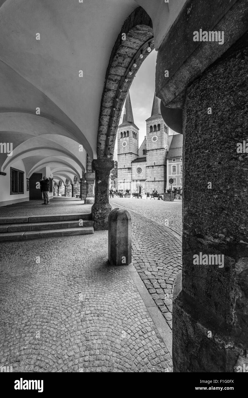 Viste intorno Berchtesgarten, Germania Foto Stock