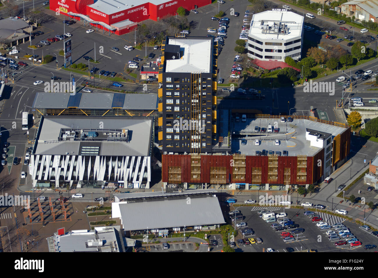 Appartamento sviluppo, Nuovo Lynn, Auckland, Isola del nord, Nuova Zelanda - aerial Foto Stock