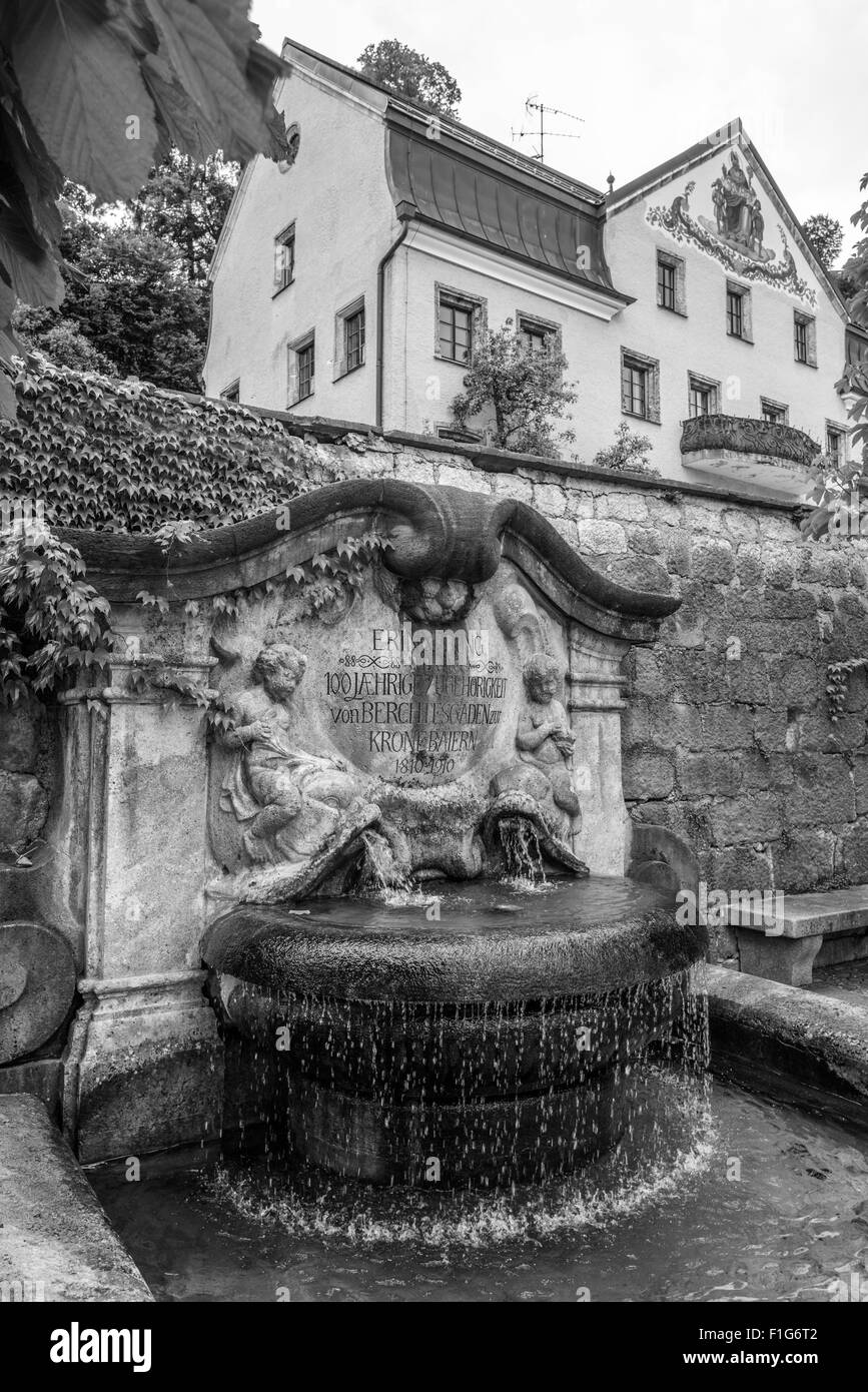 Viste intorno Berchtesgarten, Germania Foto Stock