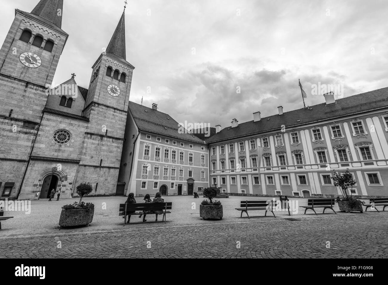 Viste intorno Berchtesgarten, Germania Foto Stock