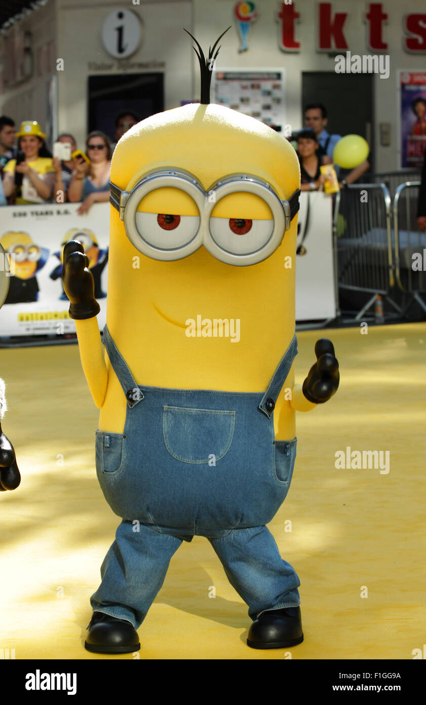 Londra, UK, 11 Giugno 2015: atmosfera presso i serventi - premiere mondiale a l'Odeon Leicester Square a Londra Foto Stock