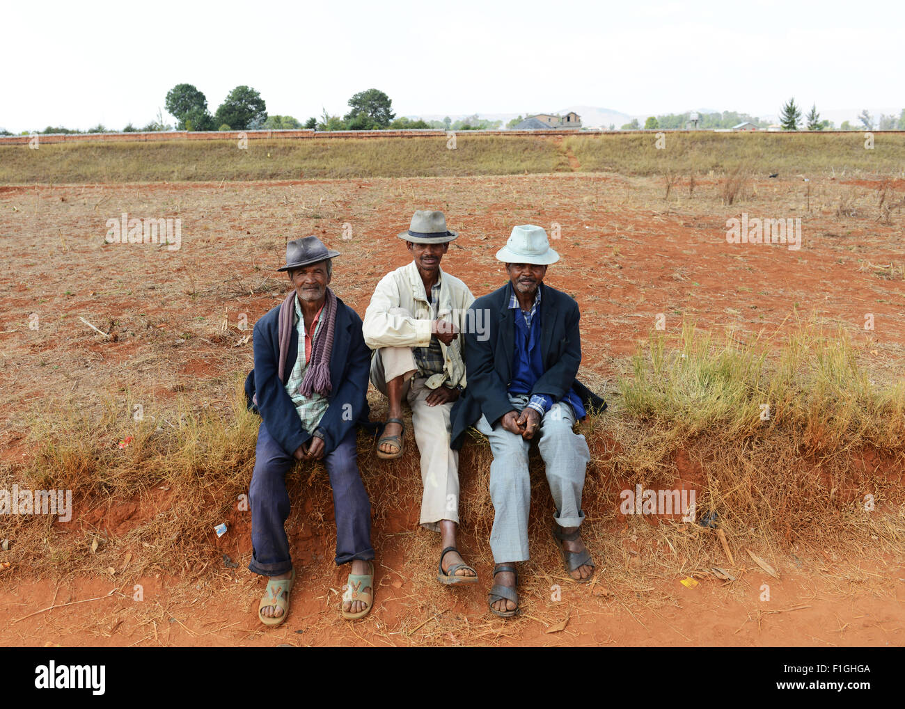 I tre amigos. Foto Stock