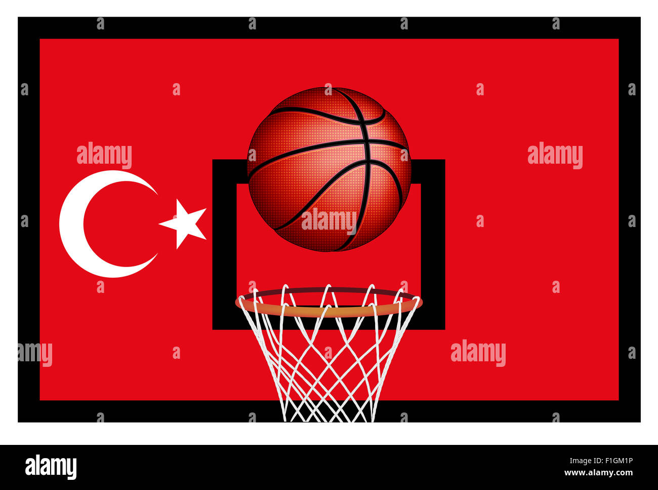 Bagno turco di basket Foto Stock