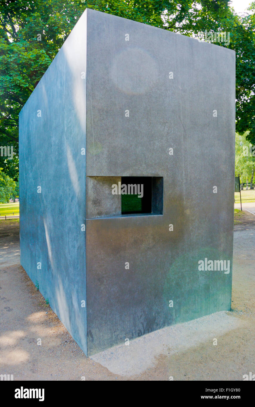 Homo monumento, Denkmal für die im Nationalsozialismus verfolgten Homosexuellen, Tiergarten di Berlino, Germania Foto Stock